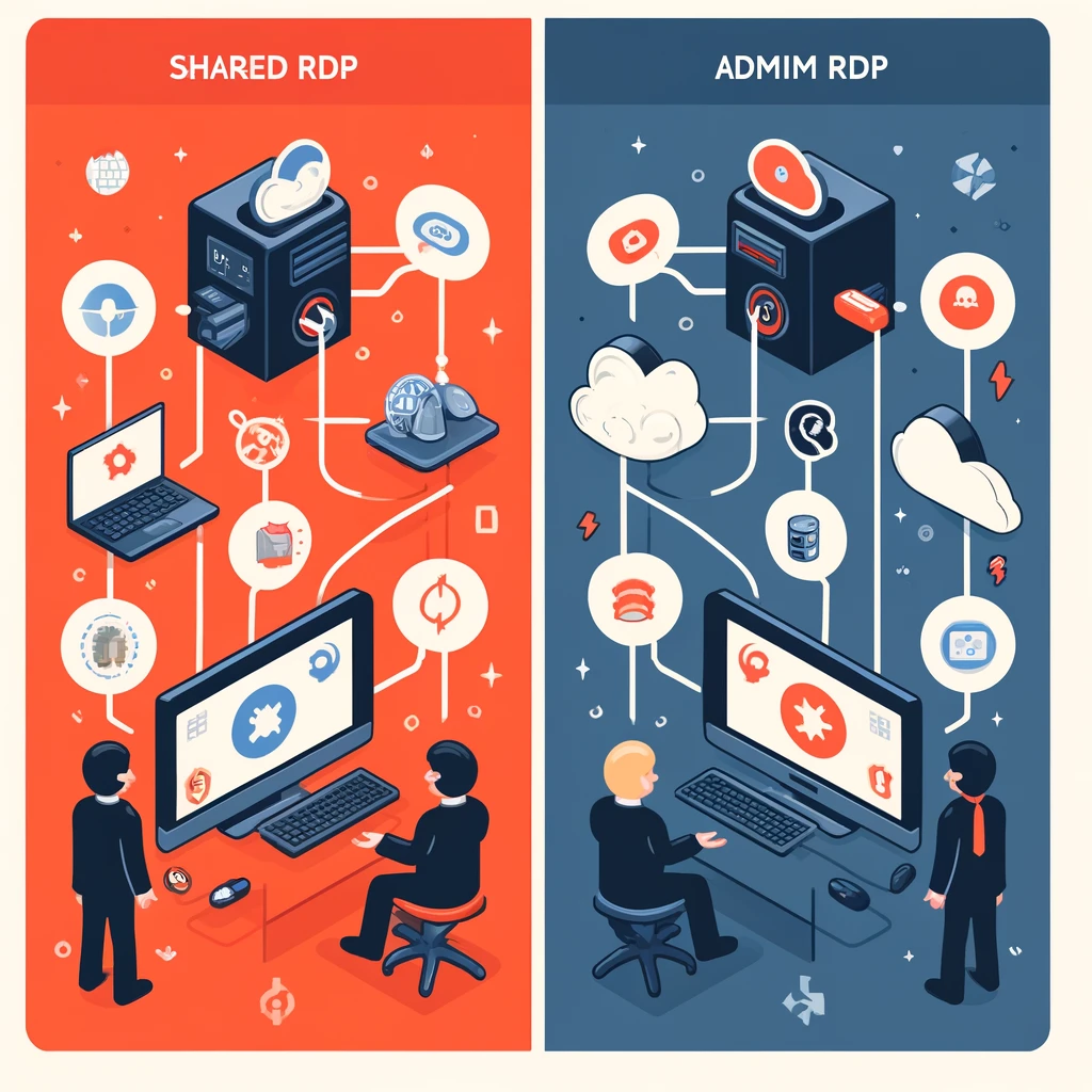 Shared vs Admin RDP: Differences & Use Cases